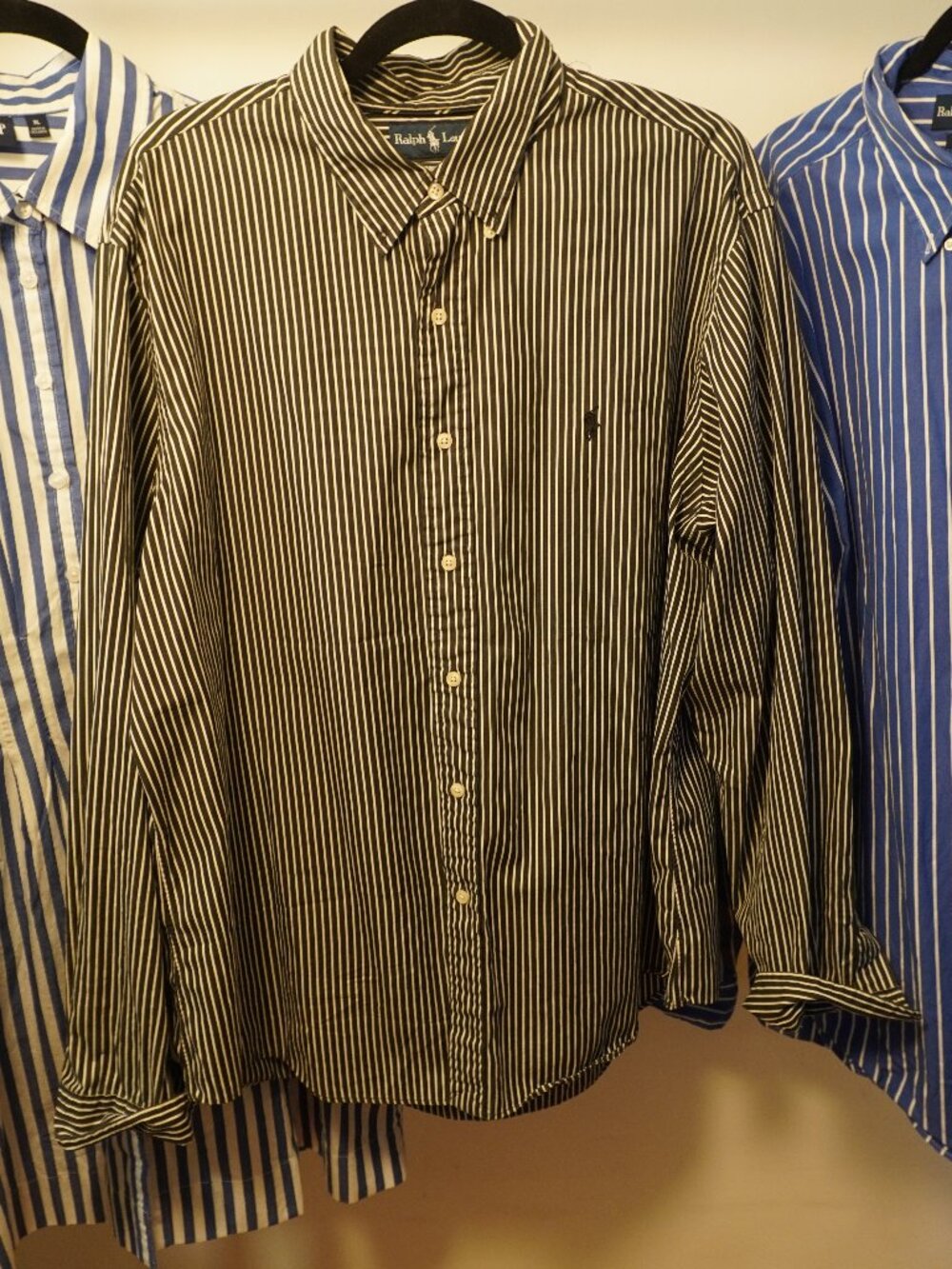 3 Oversized Striped Button-Down Shirts XL–XXL — Ralph Lauren + GAP